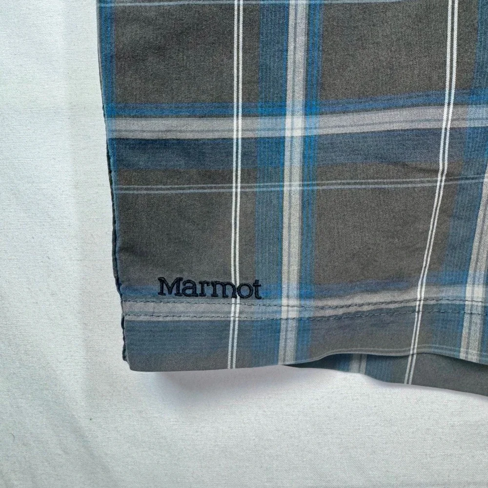 Marmot Plaid Shorts Casual Comfort Walking‎ Hiking Size 34